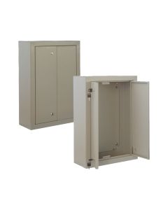 CAJA DE DISTRIBUCION RIT 1000X600X250 IP55 PTA DOBLE C/PLACA RAL7032