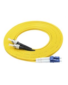 TX JUMPER DX LC/ST SM G657A1 UPC LSZH 2 MTS 3MM AMARILLO