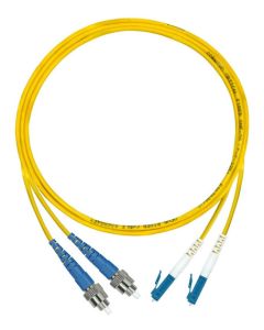 TX JUMPER DX FC/LC SM G652D UPC LSZH 3 MTS 3 MM AMARILLO