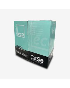 ECO CABLE UTP CAT 5E 26 AWG AZUL 305 MTS MULTIFILAR