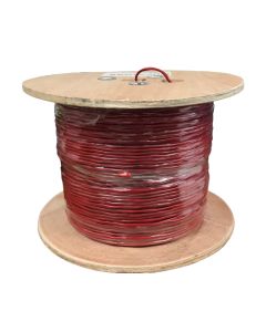 CABLE FPLR C/PANT SECURITY ROJO SLD 2X18 AWG X 305 MTS