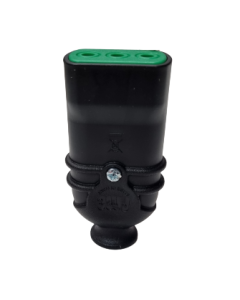 LX ENCHUFE HBRA VOL 2P+T 10/16A DOMICILIARI NEGRO 7681111