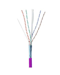 TX CABLE F/UTP CAT 6 LSZH 23 AWG VIOLETA 305 MTS