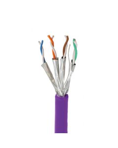 LV CABLE F/FTP CAT 6A LSZH 23 AWG VIOLETA 500 MTS AC6F/FTP-HF1-ECA-500VT