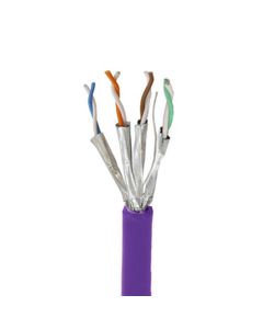 TX CABLE U/FTP CAT 6A LSZH 23 AWG VIOLETA 500 MTS