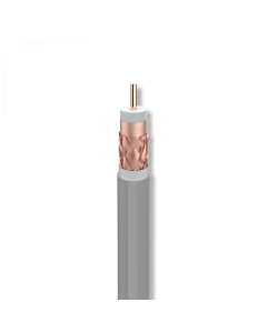 TLV CABLE COAXIAL T-200PLUS (RG6+) LSZH CLASE A GRIS 213002