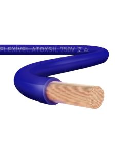 CABLE H07Z1-K LIBRE HALOGENO 1X1.5MM AZUL 100 MTS IMP.