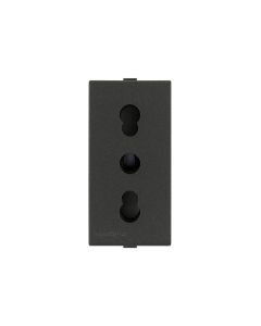 ST TOMACORRIENTE BIPASO 10/16A 250V 2P+T S44 CARBON 443110