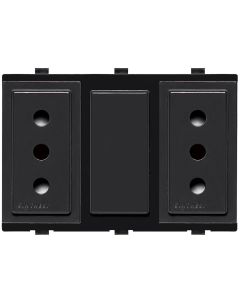 ST TOMA CORRIENTE DUPLEX 10A 250V 2P+T S17 NOIR 173406