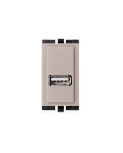 ST CARGADOR USB 1A 5V S17 BEIGE 174702