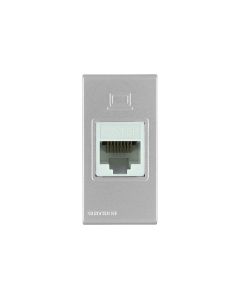 ST TOMA DATOS RJ45 CAT 5E S44 PLATA 444112