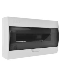 LX TABLERO SOBREPUESTO 18 MODULOS PUERTA TRANSPARENTE L/HALOGENOS IP41