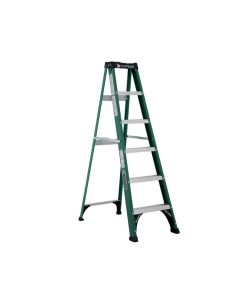 CUP ESCALA FIBRA VIDRIO TIJERA 175 KG 1,86 MTS 6 PELDAÑOS 3217-06