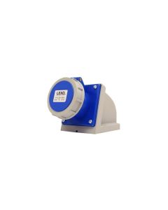 LX ENCHUFE INDUSTRIAL HEMBRA SOBREPUESTA 2P+T 16A 220V IP67 AZUL