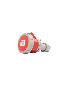 LX ENCHUFE INDUSTRIAL HEMBRA VOLANTE 3P+N+T 16A 380V IP67 ROJO