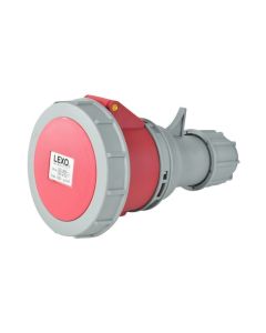 LX ENCHUFE INDUSTRIAL HEMBRA VOLANTE 3P+N+T 32A 380V IP67 ROJO