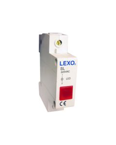 LX LUZ PILOTO LED 35MM RIEL DIN ROJO 220VAC 5398300