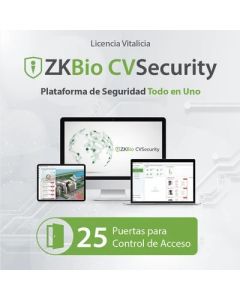 ZK LICENCIA BIO CVSECURITY 25 PUERTAS