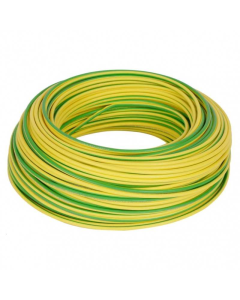 CABLE TOXFREE MX 1X4.0MM 0,6/1KV 90° VERD/AMA 100 MTS