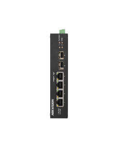 HIK SWITCH IND RIEL DIN 4X1000 + 2SFP POE 60W DS-3T0506HP-E/HS(O-STD)