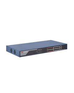 HIK SW 16P RACK SMART 16XPOE+(FE) 2XCOMBO(GE) 230W DS-3E1318P-EI(O-STD)(B)