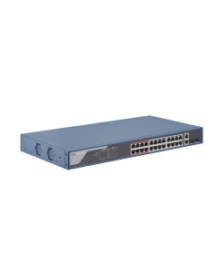 HIK SW 24P RACK SMART 24XPOE+(FE) 2XCOMBO(GE) 370W DS-3E1326P-EI(O-STD)(B)