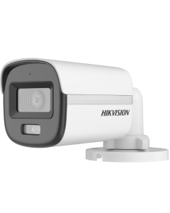 HIK CAMARA ANALOGO BALA 5MP IR20 MIC DS-2CE10KF0T-LPFS(2.8MM)(O-STD)
