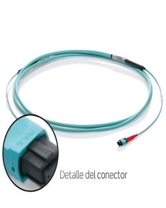 LV TRONCAL 12F MM OM3 MTP/MTP PLRD B 20 MTS AQUA FT-EZ012LL020009B09BY-NNBS