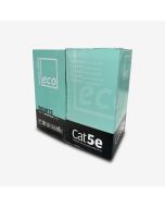 ECO CABLE UTP CAT 5E 25 AWG BLANCO 305 MTS 100% COBRE