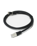 TX CORD CAT 6A S/FTP 0.5 MTS NEGRO LSZH SLIMFLEX