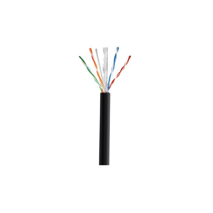 TX CABLE UTP CAT 6 23 AWG NEGRO 305 MT EXTERIOR Conectividad en